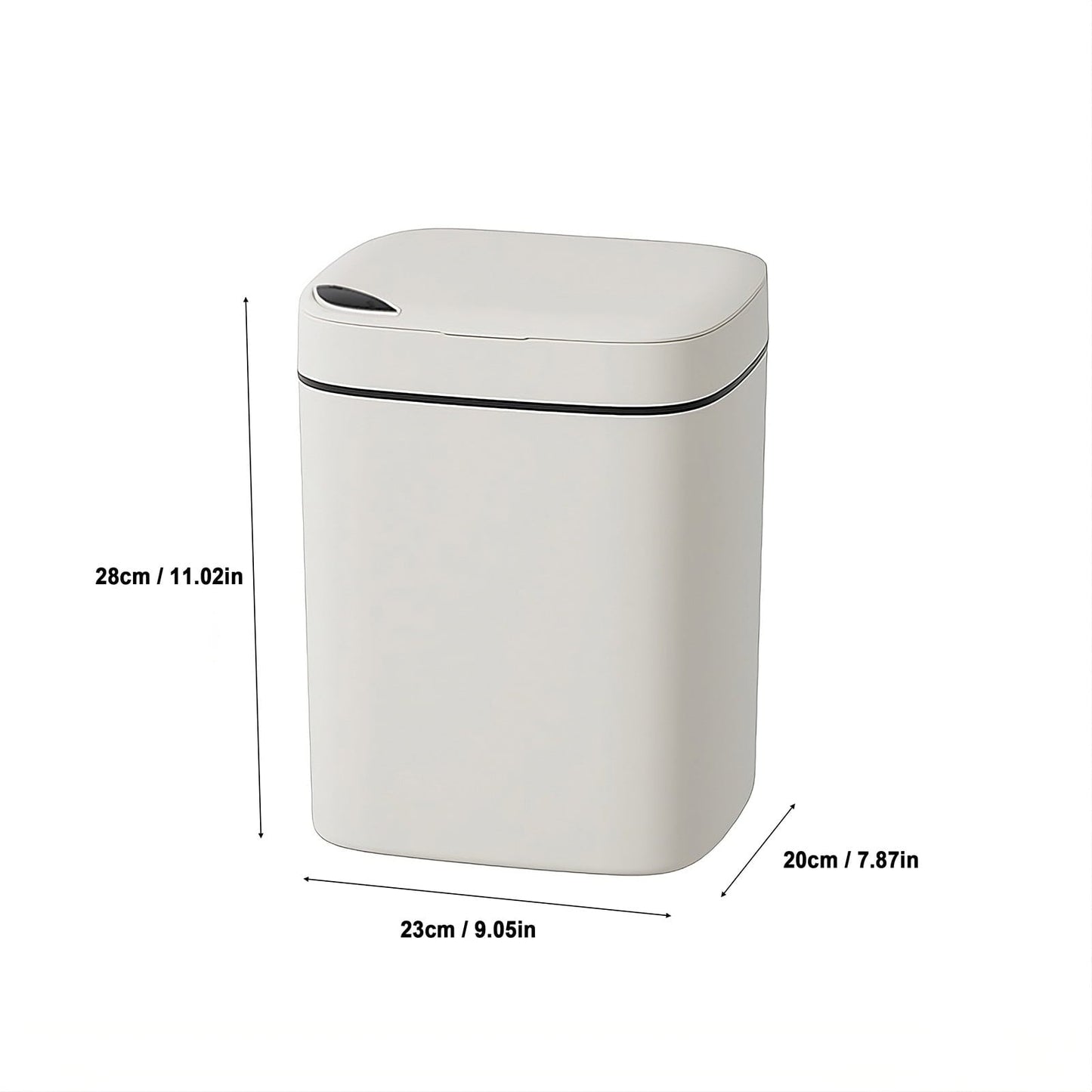 Grrvtrz Touchless Bathroom Trash Can.6 Gallon Automatic Motion Sensor Rubbish Can with Lid Water Proof Narrow Small Garbage Bin,Garbage Can,Cleaning Supplies
