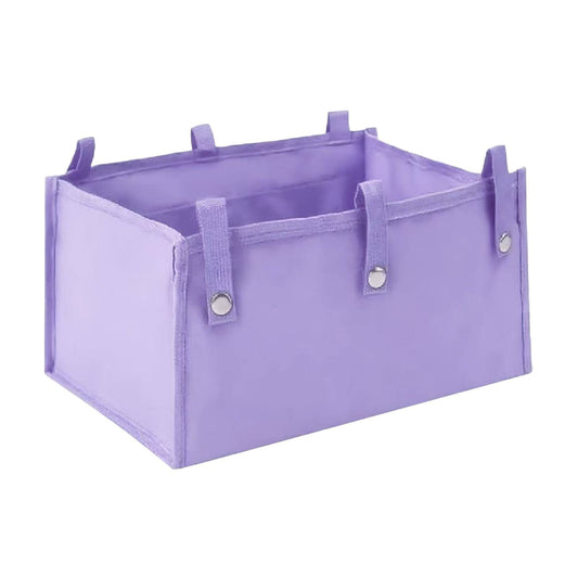 1 Storage Box Large Rollator Basket Foldable Cloth Under Seat Rollator Bag Basket Carry Insert for Four Wheel Rollator for Seniors Women Men Travel Activities One Size Purple