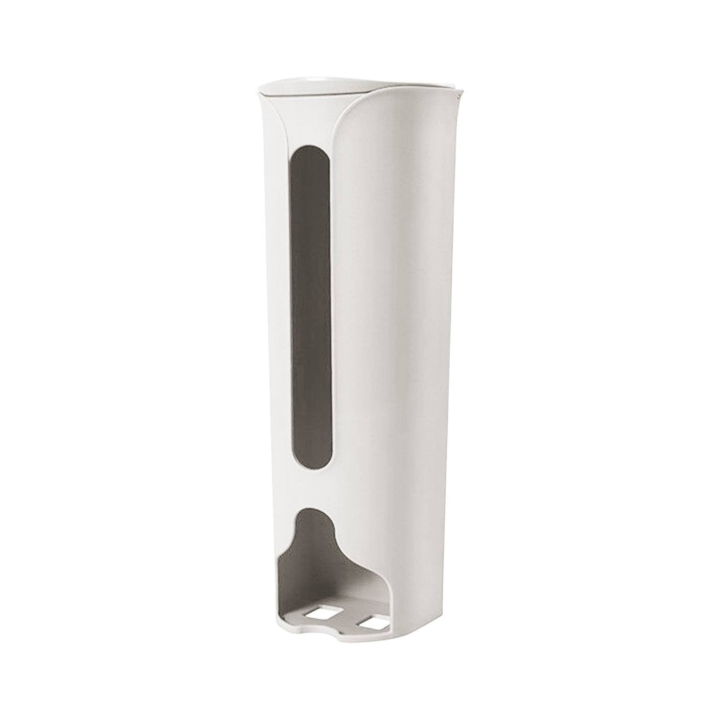 1 Storage Box Grocery Bag Holder Wall Mount Garbage Storage Bag Dispenser Hanging Can with Cover Kitchen Bag Holder Dispenser for Bags One Size B