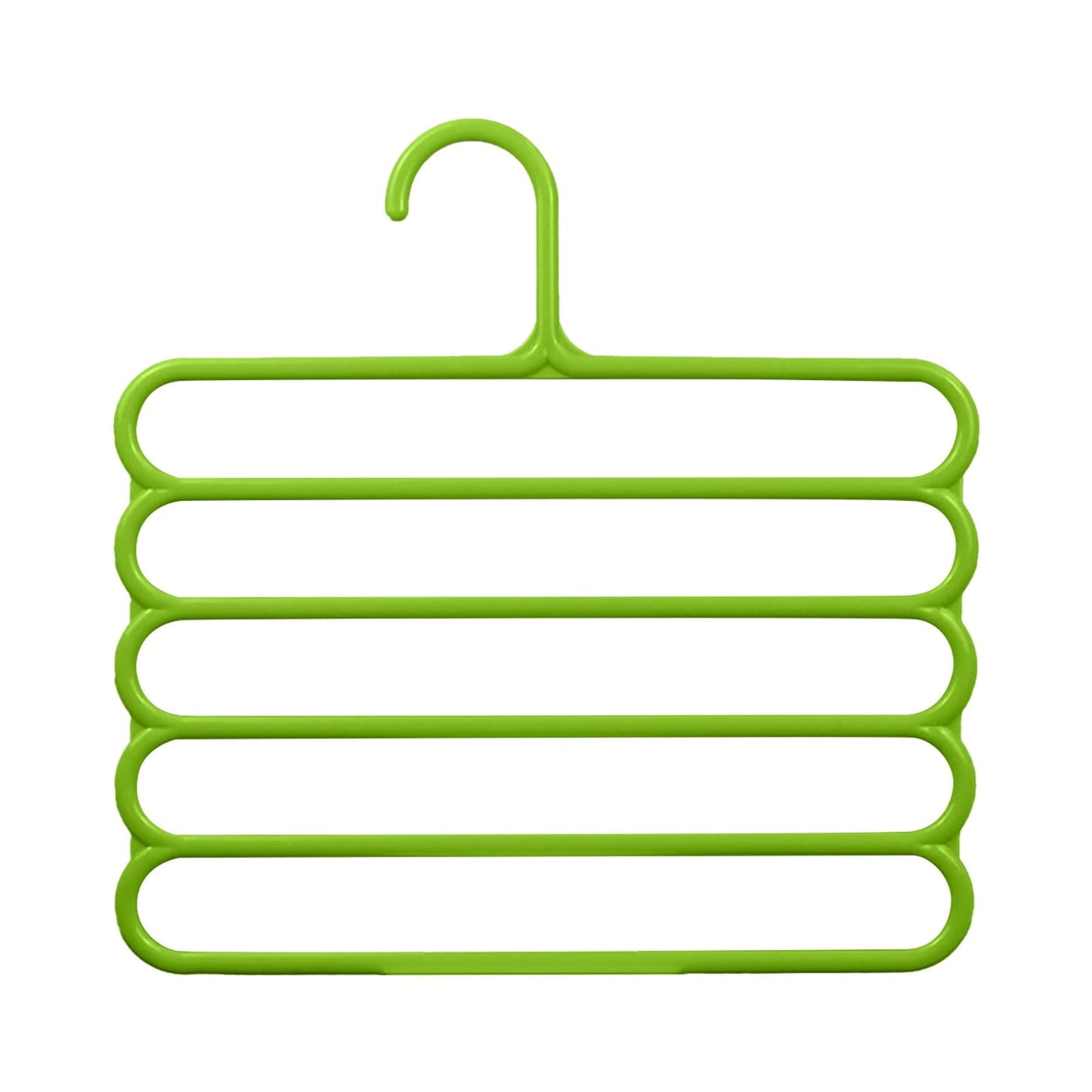 LGCASL, Pants Hanger5 Tier Hanger Non Slip Clothes Hanger for Closet Organizer Space Saving Hangers for Pants Jeans Scarf Trouser Tie Towel Clothes, Multifunctional Trouser Rack Multifunctional trouser rack White