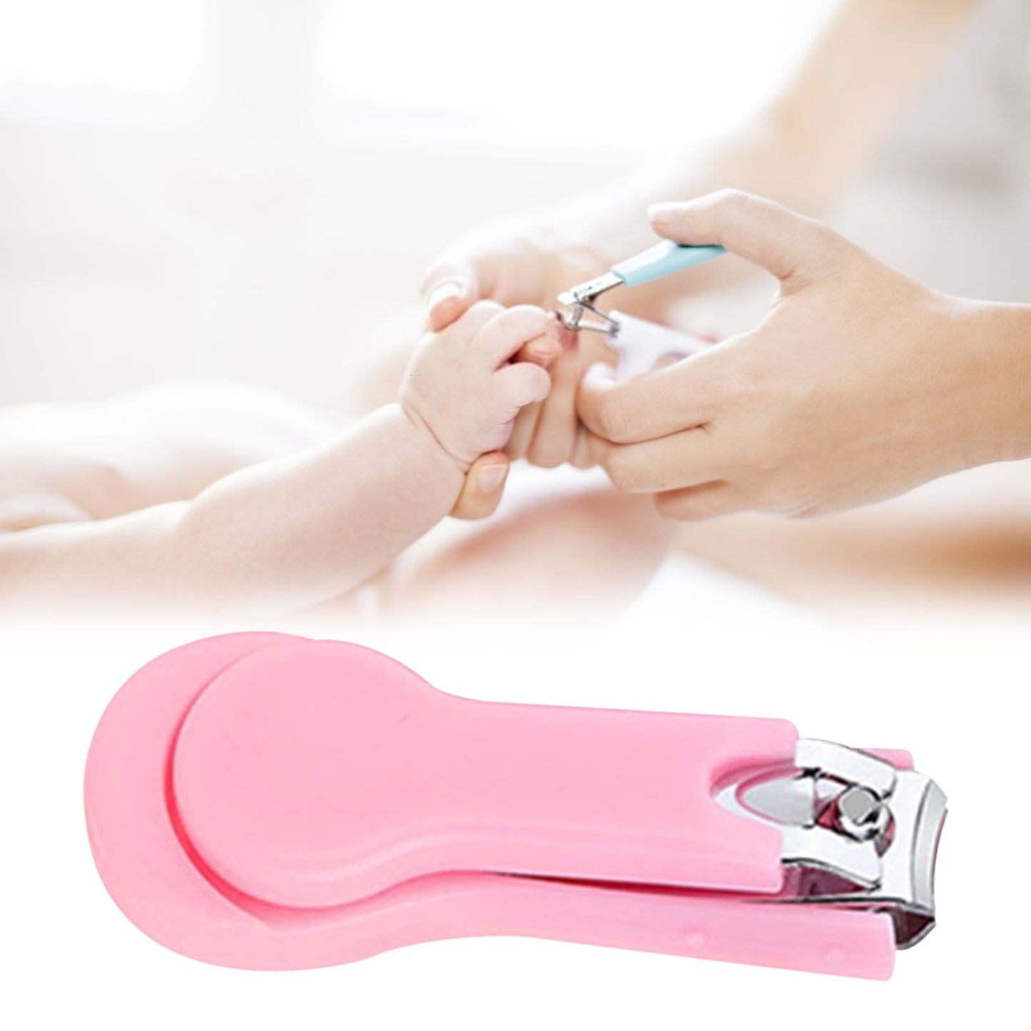 Bpyeka Nail Clippers for Babies Secure Nails for Scissors Trimmers Finger for Tools for Nail and Gifts for Shower Nail Clippers for,Home Improvement,Household Essentials 5.12*2.36*0.79 Blue