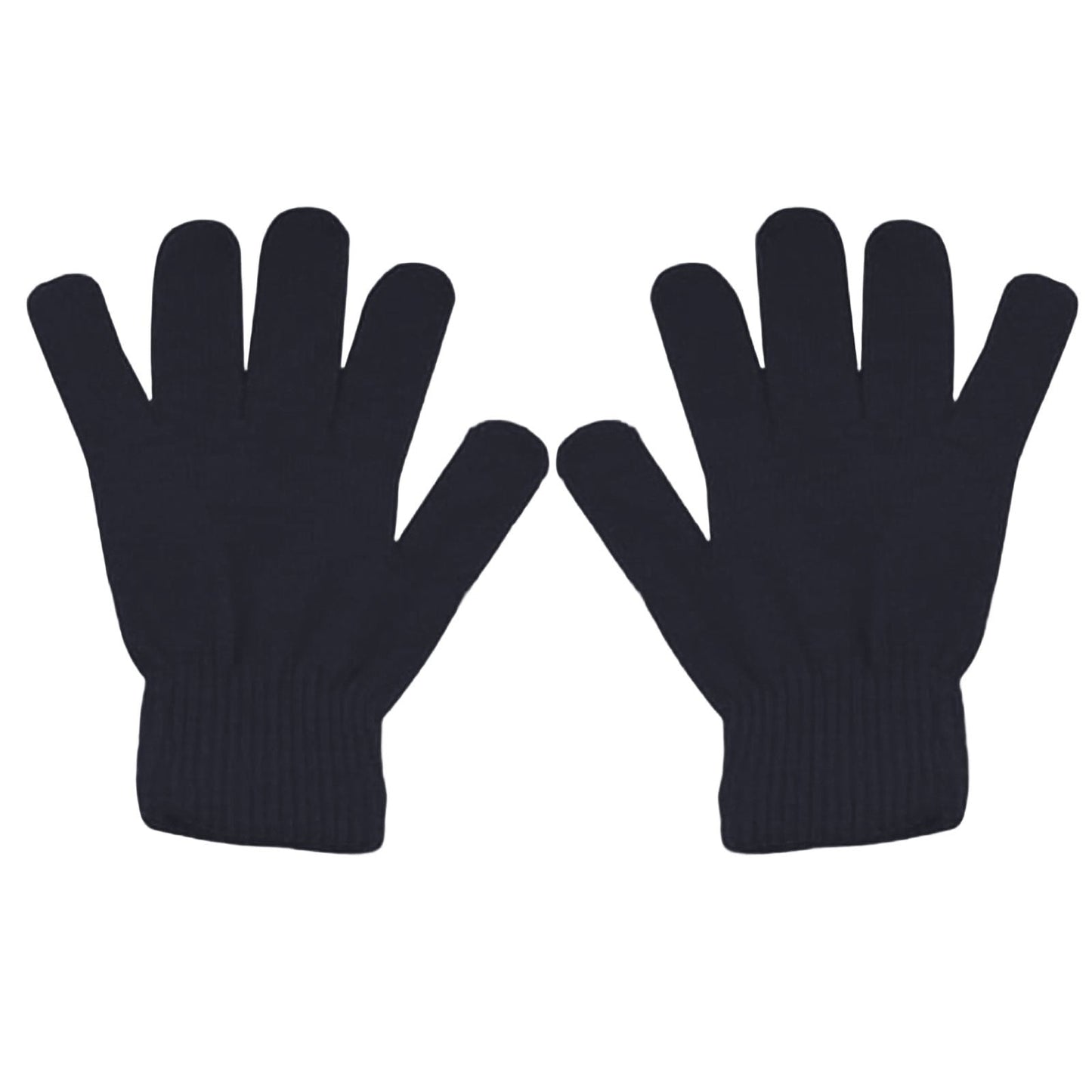 LGCASL Clearance! Winter Gloves Warm Strecty Knit Gloves for Men Women- Dark Gray One Size Black