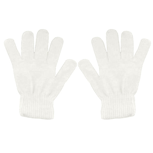 LGCASL Clearance! Winter Gloves Warm Strecty Knit Gloves for Men Women- Dark Gray One Size White