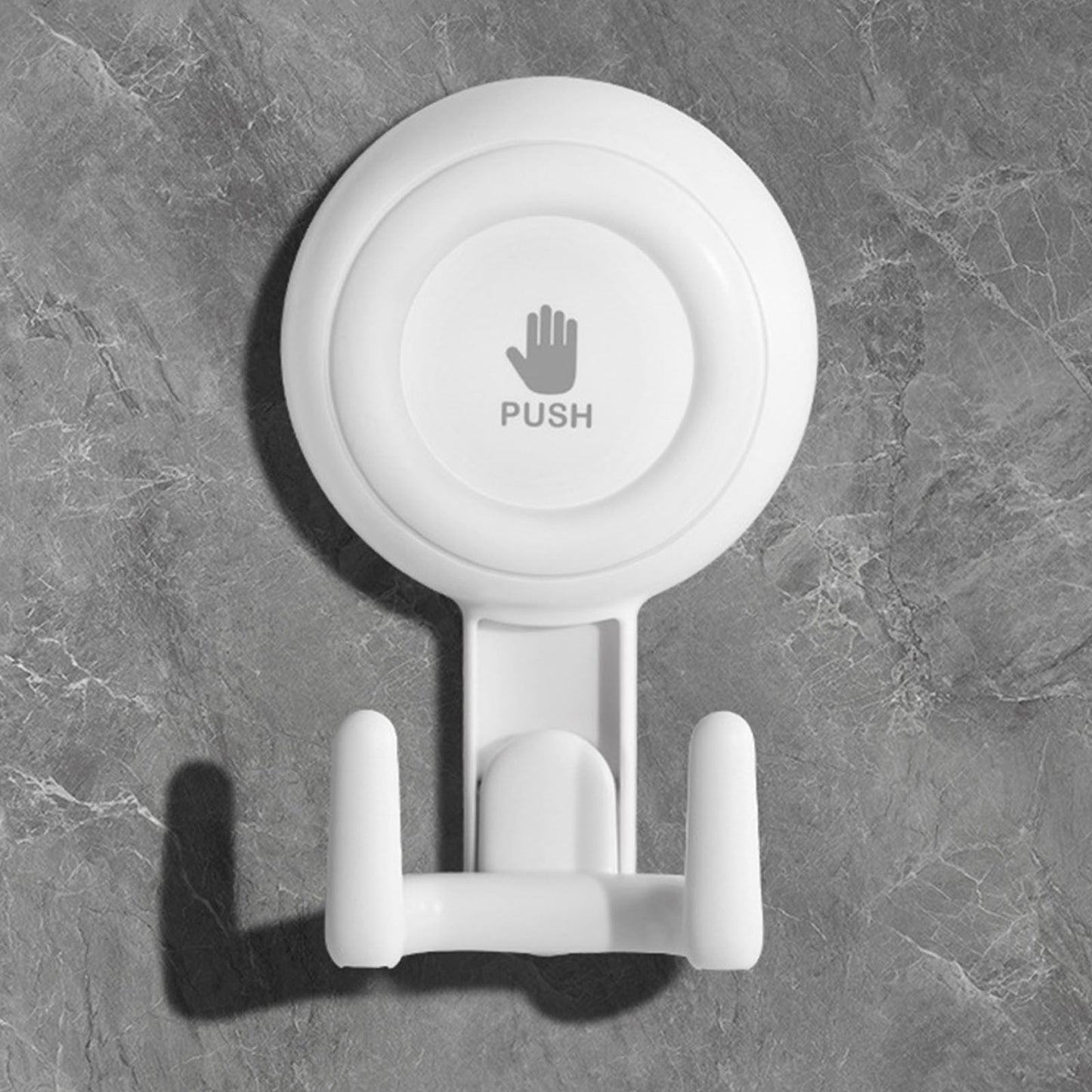 LGCASL Vacuum Rotary Suction Cup Hook Vacuum Suction Cup Hook No Drill Rotating Single Hook Wall Hanger for Kitchen/Bathroom Removable Damage Free Holder 6.8*11.1cm A