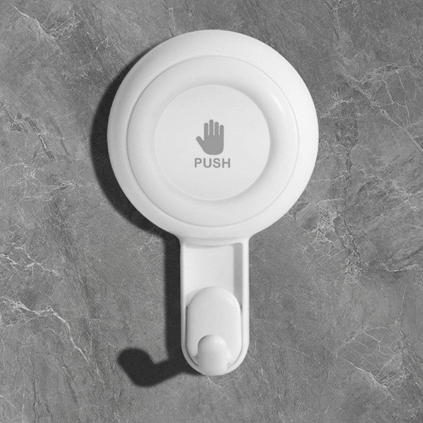 LGCASL Vacuum Rotary Suction Cup Hook Vacuum Suction Cup Hook No Drill Rotating Single Hook Wall Hanger for Kitchen/Bathroom Removable Damage Free Holder 6.8*11.1cm A