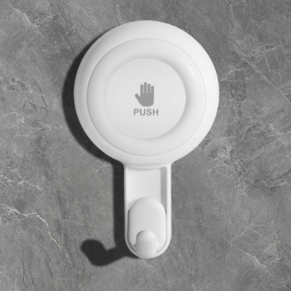 LGCASL Vacuum Rotary Suction Cup Hook Vacuum Suction Cup Hook No Drill Rotating Single Hook Wall Hanger for Kitchen/Bathroom Removable Damage Free Holder 6.8*11.1cm A