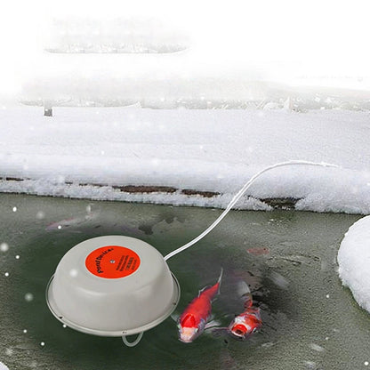 LGCASL Clearance! 1000W Floating Pond Heater Thermostatic Outdoor Fish Pond De Icer with Auto Heating & Shut Off Function Aluminum Tank Water Heater Deicer with 10Ft Power Cor- A One Size B