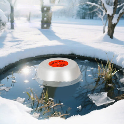 LGCASL Clearance! 1000W Floating Pond Heater Thermostatic Outdoor Fish Pond De Icer with Auto Heating & Shut Off Function Aluminum Tank Water Heater Deicer with 10Ft Power Cor- A One Size B