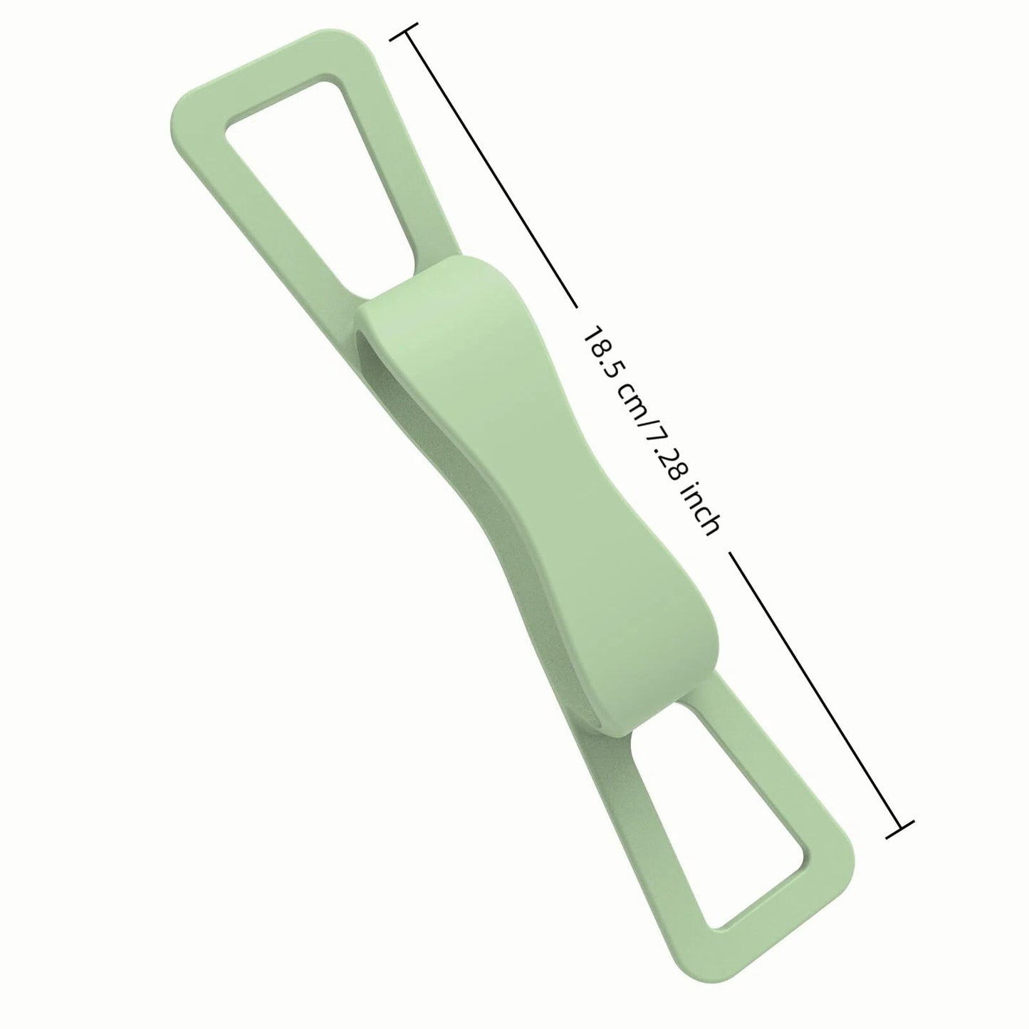 LGCASL Blue Flat Plate Fixing Wrist Strap D Light Green Elastic Tablet Strap for Fingers Comfortable Adjustable for Reading and Watching Videos 6 Color Options 18.5 cm E