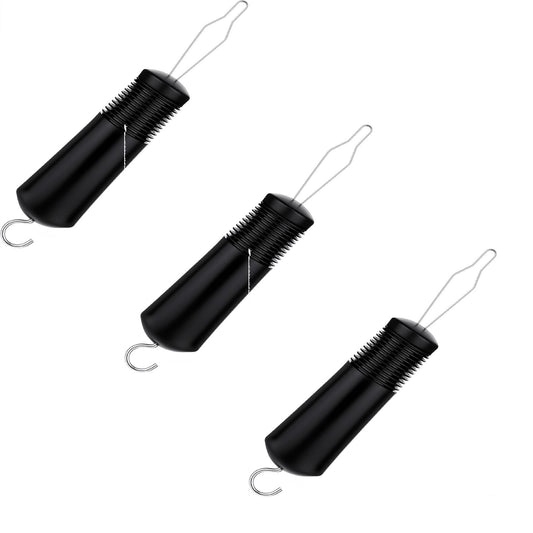 LGCASL Buttoning Tools Button Hook for Seniors One Handed Button Assist Tool for Elderly & Disabled Zipper Pull Helper for Dresses Shirts and Daily Living Black 3 Pack