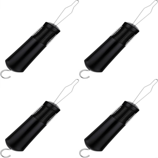 LGCASL Buttoning Tools Button Hook for Seniors One Handed Button Assist Tool for Elderly & Disabled Zipper Pull Helper for Dresses Shirts and Daily Living Black 4 Pack