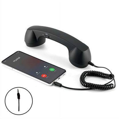 Phone Retro Handset, Phone Retro Phone Handset, 2026 New Bluetooth Retrophone, Vintage Telephone to Landline Adapter Pink