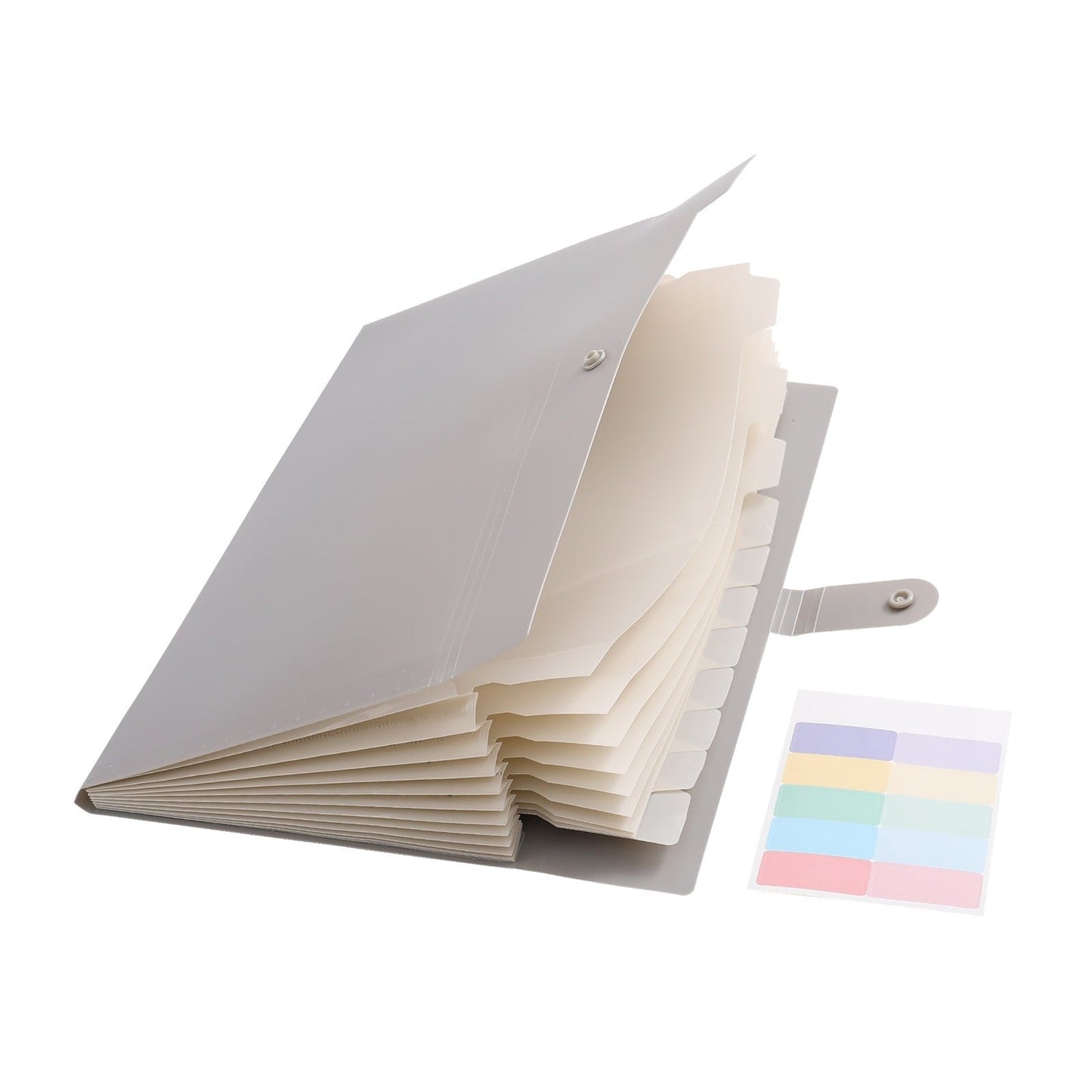 LGCASL Expanding File Organizer with 8/12 Pockets Accordion File Folders with Labels Portable Document Paper Bill Receipt Organizer Home College Schǒ-ǒl Letter Size eight B