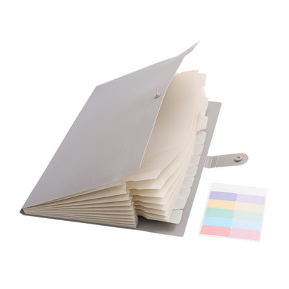 LGCASL Expanding File Organizer with 8/12 Pockets Accordion File Folders with Labels Portable Document Paper Bill Receipt Organizer Home College Schǒ-ǒl Letter Size eight B