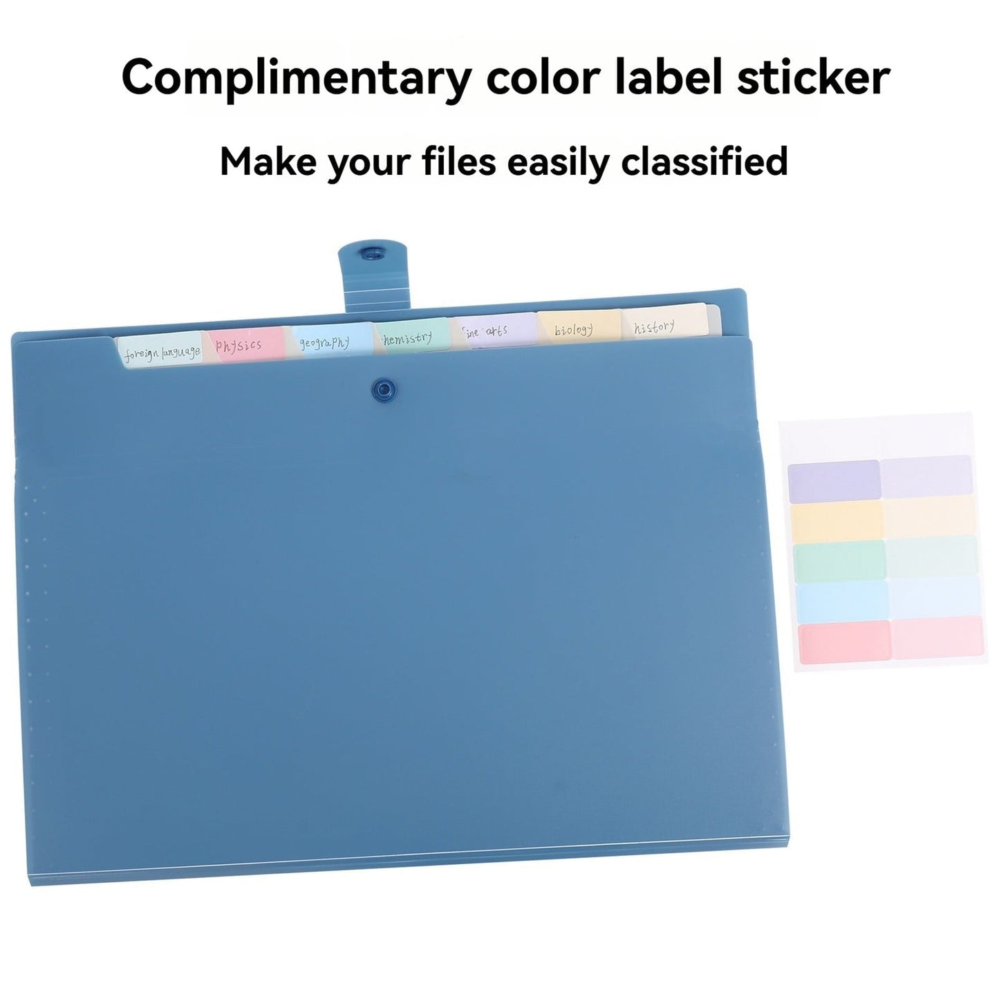 LGCASL Expanding File Organizer with 8/12 Pockets Accordion File Folders with Labels Portable Document Paper Bill Receipt Organizer Home College Schǒ-ǒl Letter Size eight D