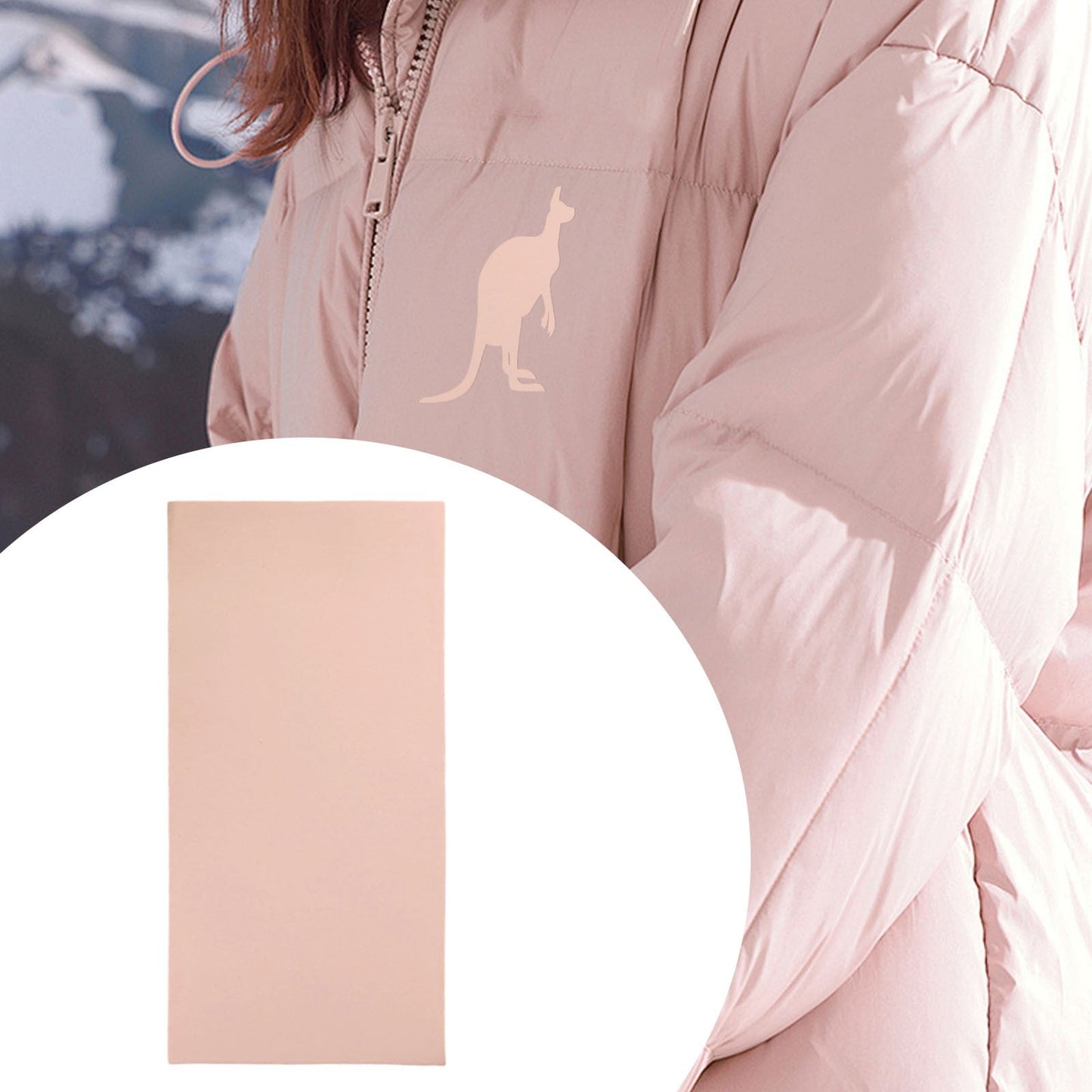 LGCASL Down Jacket Patch Patch Repair Patch Light Pink #4 Repair Adhesive Patch Lightweight Repair for Clothing Down Jacket Repair Holes Tearing Down Appliqued Adhesive Patch Diy Sticker 20*10cm AB