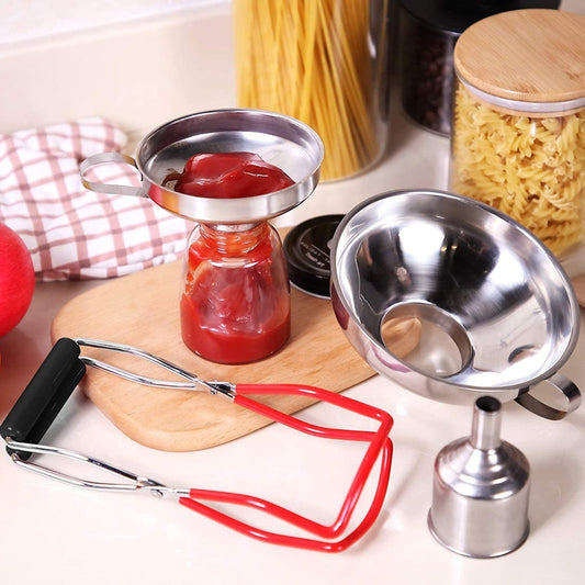 Canning Supplies Starter Kit for Beginner Home Canning Tool Canning Pot Stainless Steel Canning Equipment for Food Fruit