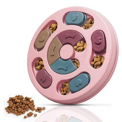 LGCASL Dog Brain-Boosting Food Feeder (Green), Dog Puzzles Dogs Foodes Puzzle Feeder Toys for Iq Training & Mental Enrichment Dog Puzzle, Green Pink