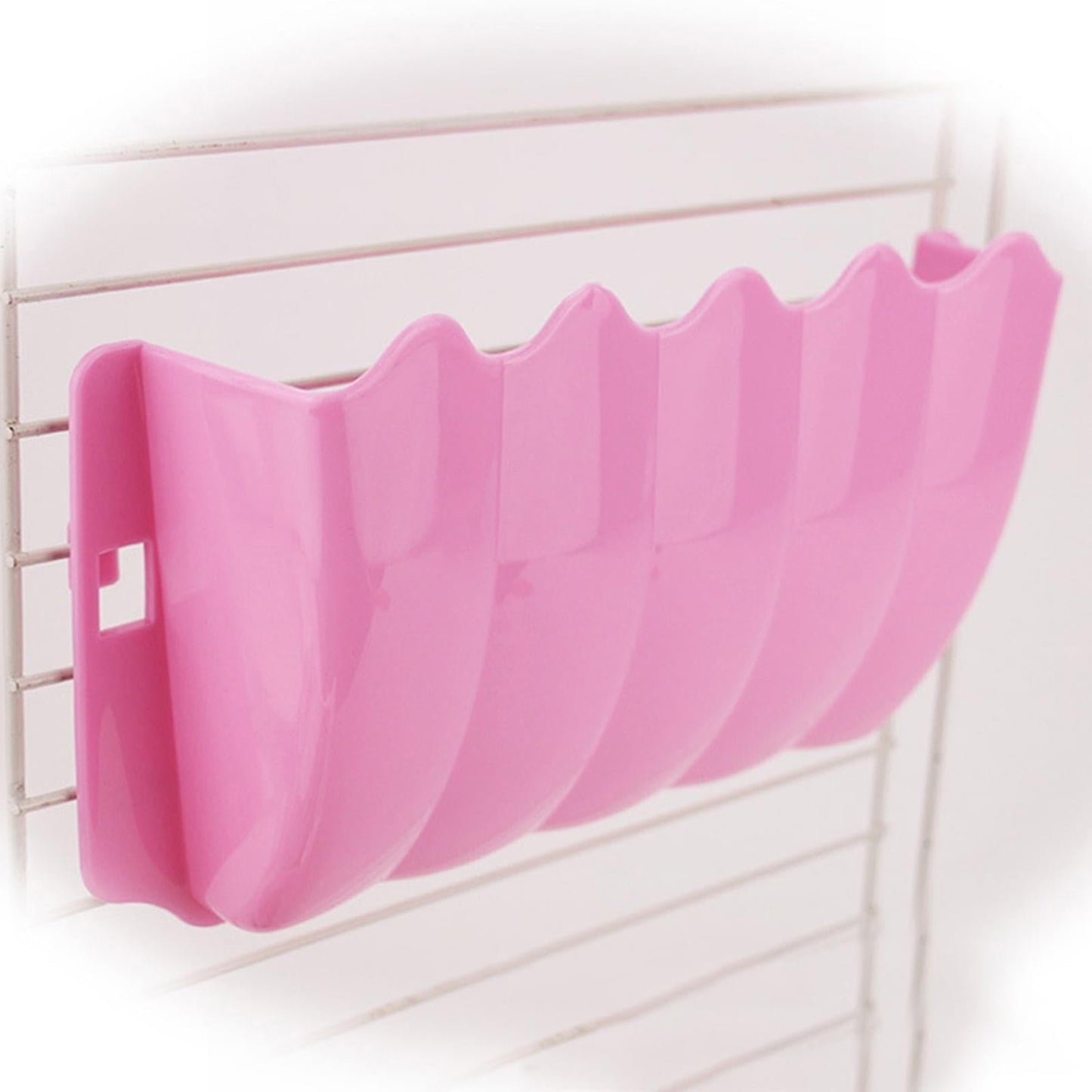 LGCASL Hanging Hay Dispenser for Pet Rabbits, Rabbit Feeder Small Animal Hay Bowl Hay Holder Large Capacity Feeder for Bunny Pig Light Blue