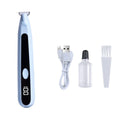 LGCASL Pet Grooming Kit, Small to Medium-Sized Pet Grooming Tools Dog Trimmer Pet Precision Trimmer for Cordless Dog Clipper Trimmer for Dogs Usb Rechargeable Noise Dog Grooming for Ears, White Blue