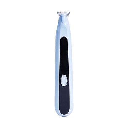 LGCASL Pet Grooming Kit, Small to Medium-Sized Pet Grooming Tools Dog Trimmer Pet Precision Trimmer for Cordless Dog Clipper Trimmer for Dogs Usb Rechargeable Noise Dog Grooming for Ears, White Blue