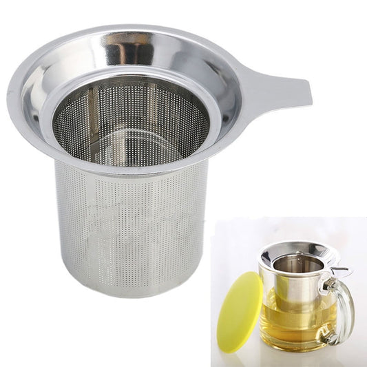 Papaba Tea Strainer,Stainless Steel Mesh Tea Infuser Cup Strainer Loose Tea Leaf Filter Sieve 88mm x 75mm/3.46" x 2.93" one color