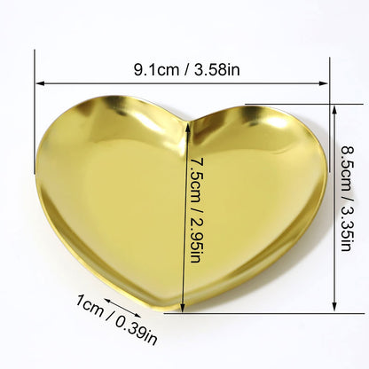 Eguiwyn Baking tray Stainless Steel Decorative Tray Jewelry Dish Cosmetics Organizer Bathroom Clutter Serving Platter Small Storage Tray Oval Rack Camouflage One Size Camouflage