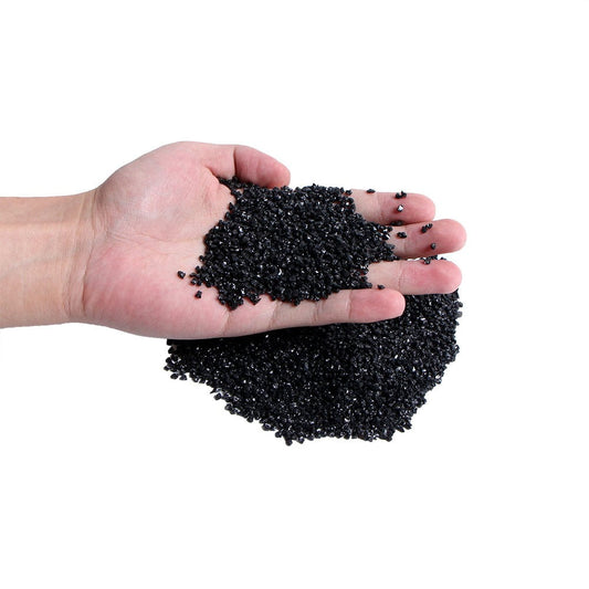 JWDX Ores Clearance Black Tourmaline Tumbled Chips Crushed Stone Reiki Crystal Jewelry Makin Black