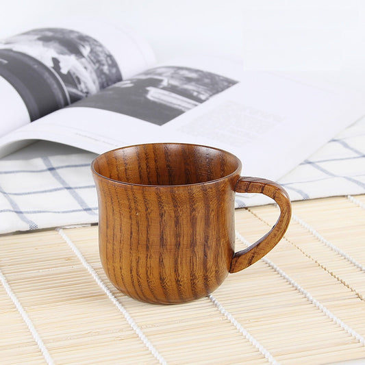 JWDX Glass and Bottle Clearance! Solid Wood Retro Wooden Coffee Cup Restaurant Insulation Wooden Cup Tea Cup Jujube Wooden Cup, Kitchen Cups Promotion Include 1 Pc Cup I