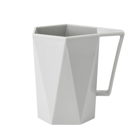 JWDX Glass and Bottle Clearance! Novelty Cup Personality Milk Juice Lemon Mug Coffee Tea Reusable Plastic Cup, Kitchen Cups Promotion Include 1Pc Creative Geometric Washing Cup Grey