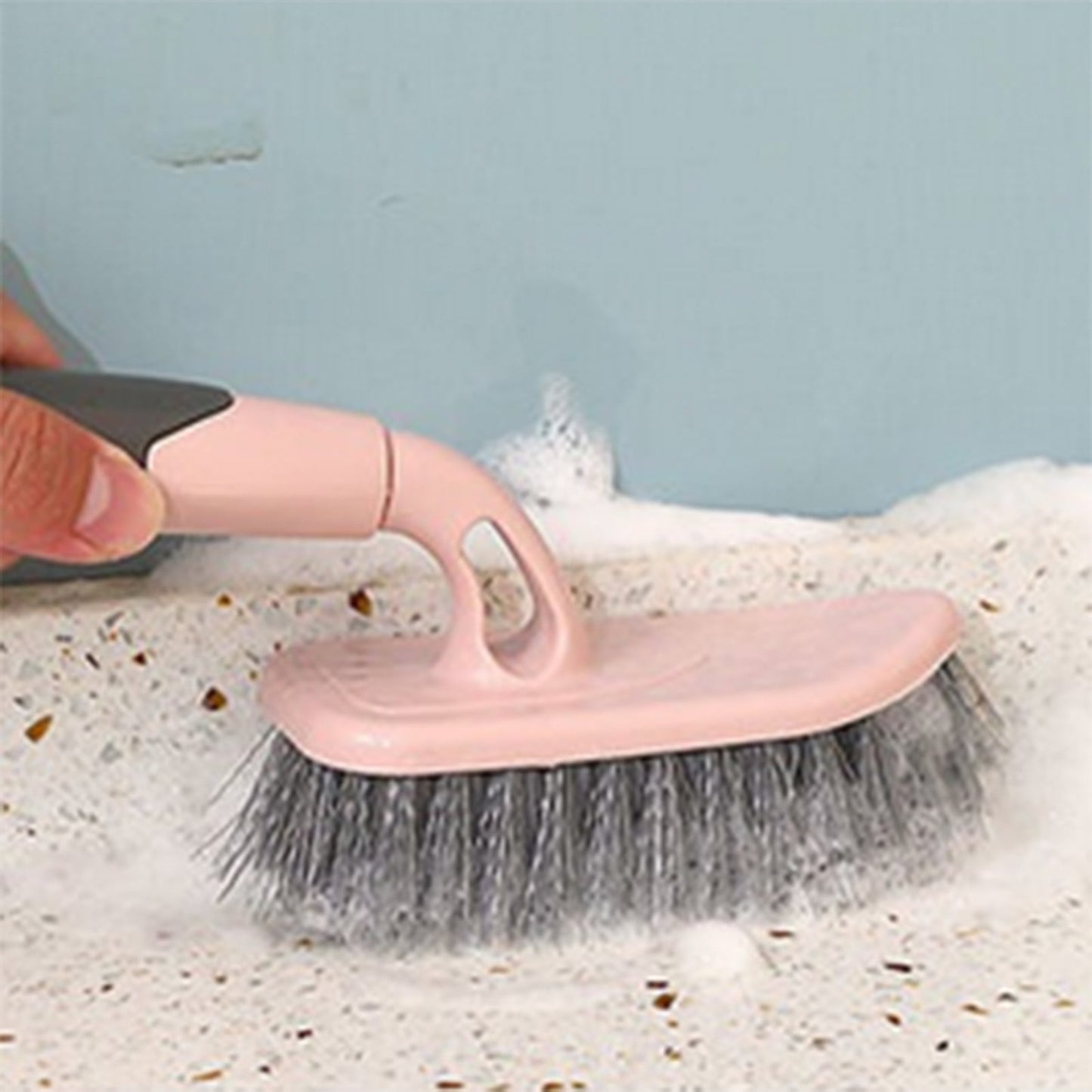 Clearance! JWDX Brush, Cleaning Brush, Floor Brush Hard Cleaning Brush Bathroom Floor Brush Hard Toilet Tile Brush Floor Brush Pink