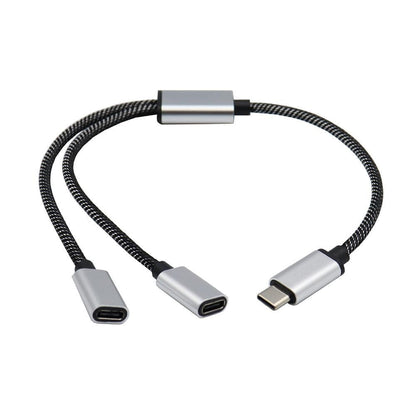 USB C Splitter, USB C to USB C Female Adapter, 2/3 Ports 1 to 2
