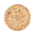 Clearance! JWDX Woven Placemat, Desktop Ornament Promotion, Household Pure Hand Woven Water Hyacinth Grass Mat Cup Bowl Pot Plate Anti Scalding Heat Insulation Table Decoration Mat B