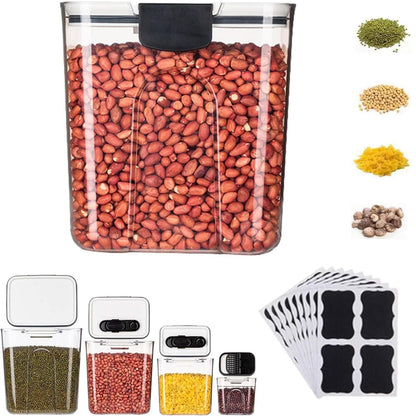 Clearance! JWDX Storage, Food Storage Promotion, Orliya Baking Storage Set Orliya Baking Containers Storage Set with Labels Flour Sugar Storage Containers Set Airtight A C