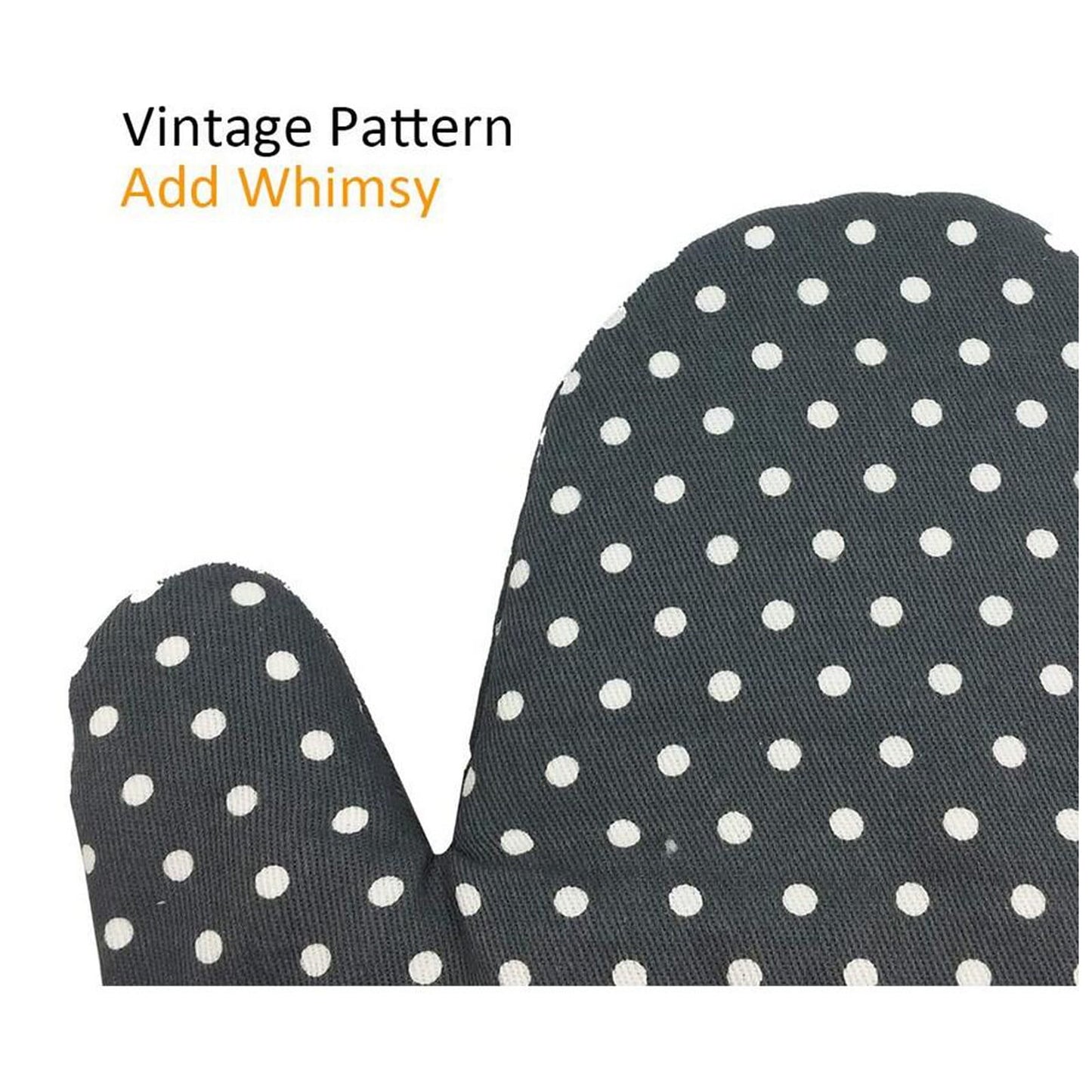 JWDX Oven Mitts Clearance! Kitchen Cooking Cotton Microwave Oven Gloves Mitts Pot Pad Heat Protected Beige, Oven Socks Promotion Include 2*Oven Gloves AS shown