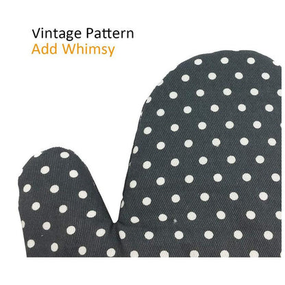 JWDX Oven Mitts Clearance! Kitchen Cooking Cotton Microwave Oven Gloves Mitts Pot Pad Heat Protected Beige, Oven Socks Promotion Include 2*Oven Gloves AS shown