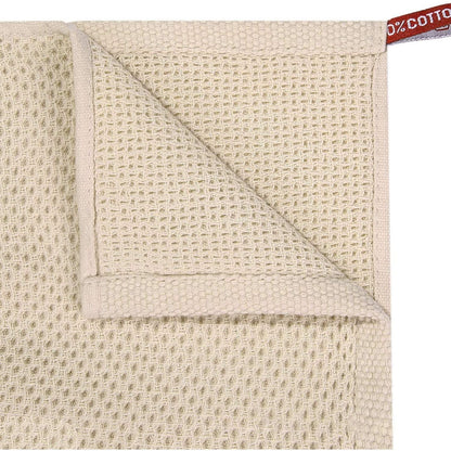 JWDX Wipes Clearance! Cotton Brown Kitchen Dish Cloths Weave Ultra Soft Absorbent Dish Towels Quick Drying Dish Rags 12X12Inches 5Pc, Household Cleaning Cloth Promotion Include 5X Rag Towel Beige