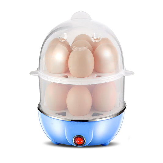 JWDX Egg Steamer Clearance! Eggs Cooker Double Breakfast Machine Stainless Steel Multi Function Steamer, Cooking Molds Promotion Include 1*Egg Steamer Blue