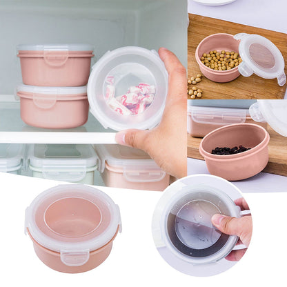 JWDX Storage Containers Clearance! Simple Refrigerator Preservation Box Small Lunch Box Kitchen Lunch Box Plastic Storage Box Sealed Box for Lunch Kitchen Arrangement, Include 1* Bento Box C