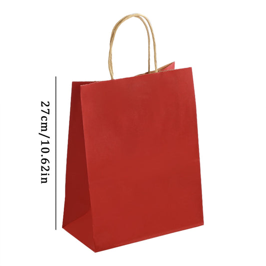 JWDX Face and Storage Bags Clearance! 4Pcs Hand Paper Bag Kraft Paper Bag Packing Gift Bag Colorful Shopping Bag, Storage Case Promotion Include 4*Paper Bags Green