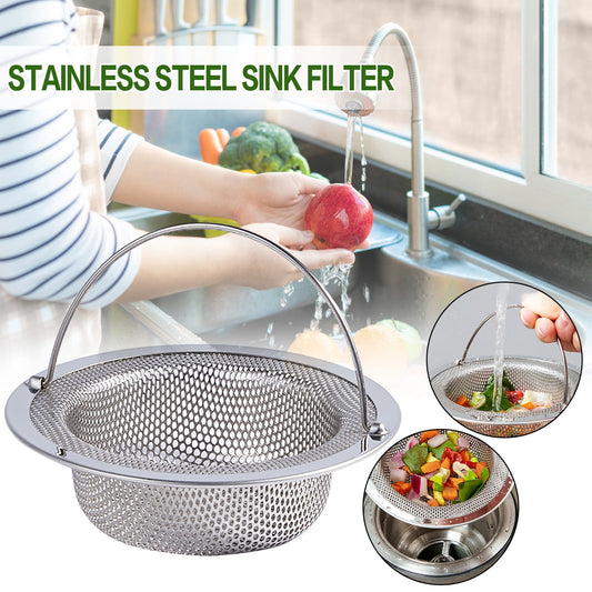 JWDX Strainers Clearance! Sink Strainer, Stainless Steel Kitchen Sink Strainer, Wide Edge, Suitable, Filter Screen Promotion Include 1X Filter Sink Net A
