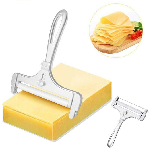 PLGEBR Home Decor Cutter Wire Stainless Steel Cheese Grater Peeler Cheese Slicers Kitchen Gadgets As Shown