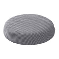 Ortofally Bar Stool Covers Stretchy Round Chair Covers Slipcover Washable Stool Cushion Elastic Bar Chair Covers 2.50X1.50X1.00CM Grey