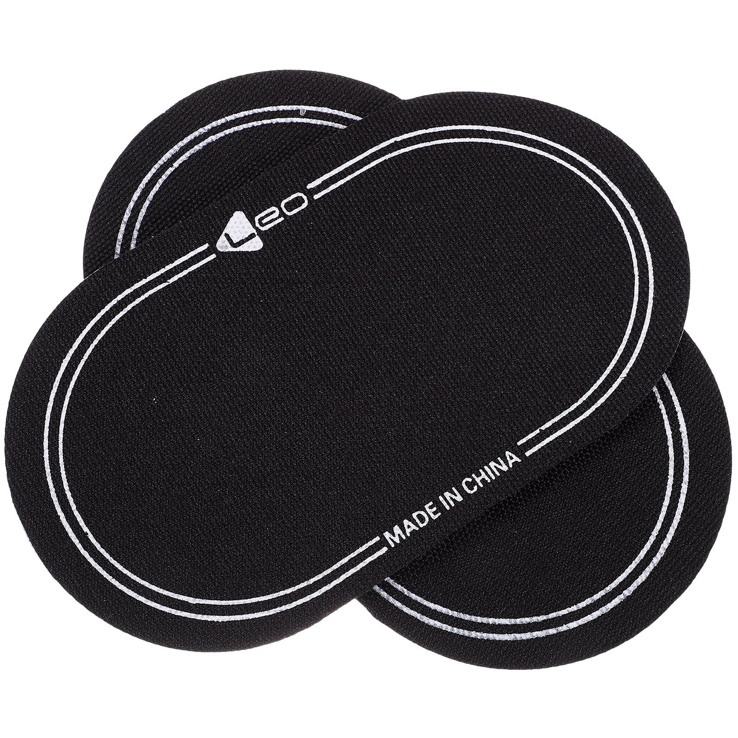 Ortofally 2Pcs Bass Drum Patch Double Drum Pedal Patches Drum Pads Sticker for Drum Percussion Accessories 9.20X4.20X3.90CM Black