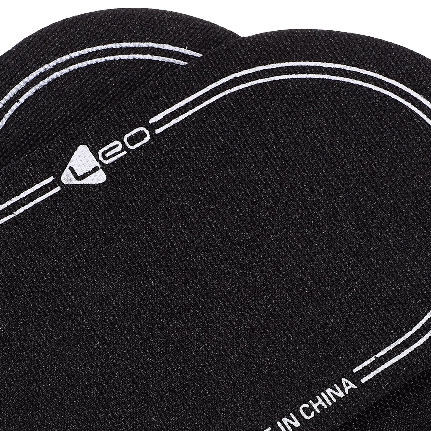 Ortofally 2Pcs Bass Drum Patch Double Drum Pedal Patches Drum Pads Sticker for Drum Percussion Accessories 9.20X4.20X3.90CM Black