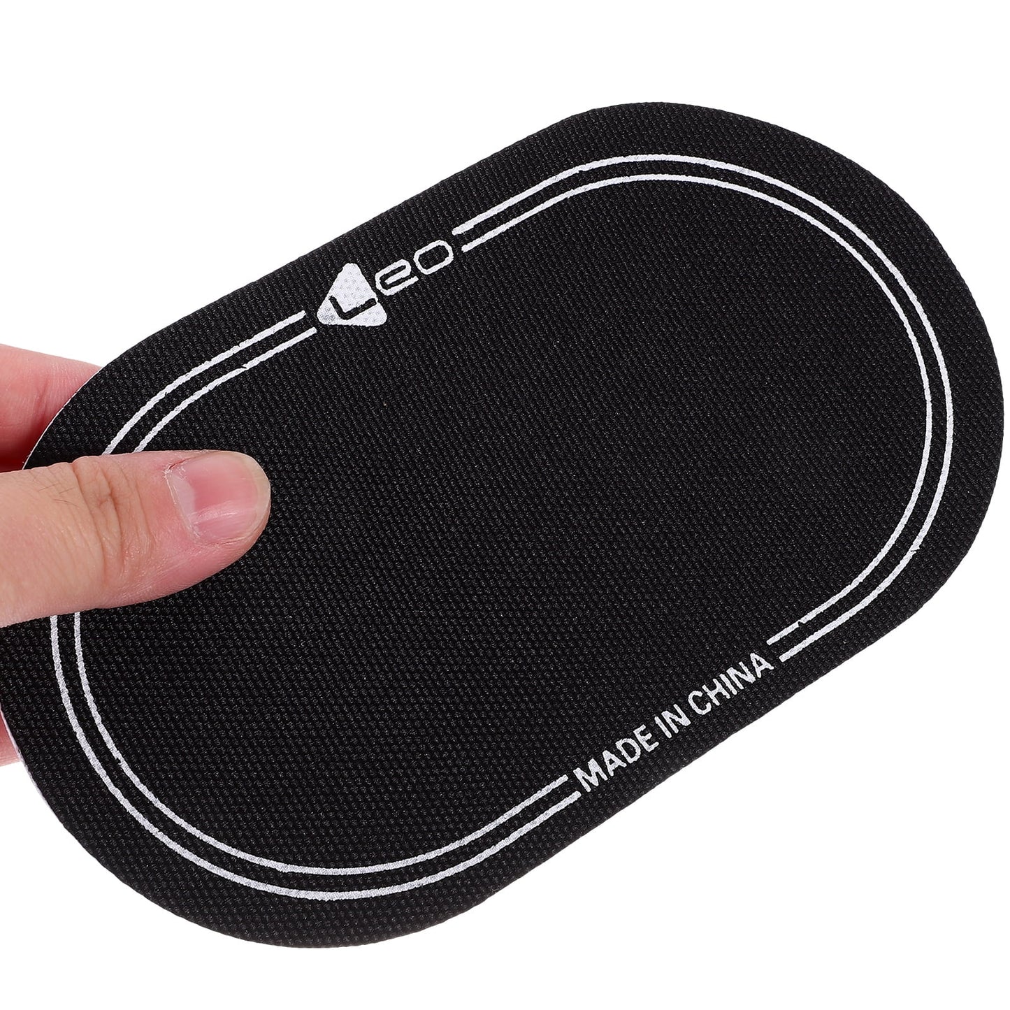 Ortofally 2Pcs Bass Drum Patch Double Drum Pedal Patches Drum Pads Sticker for Drum Percussion Accessories 9.20X4.20X3.90CM Black