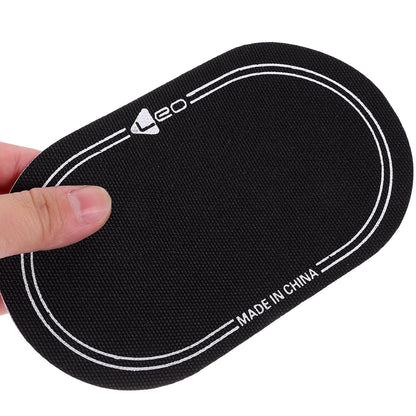 Ortofally 2Pcs Bass Drum Patch Double Drum Pedal Patches Drum Pads Sticker for Drum Percussion Accessories 9.20X4.20X3.90CM Black