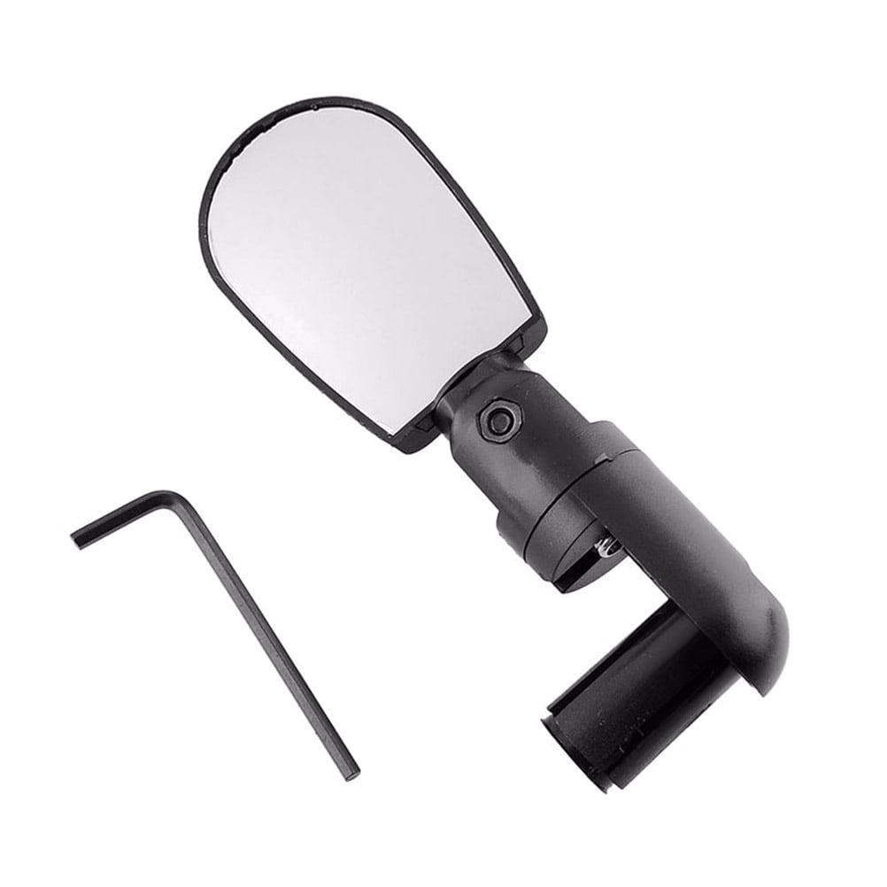 Ortofally 2pcs Universal Handlebar Rearview Mirror 360 Degrees Bike MTB Motorcycle Cycling Handlebar Plug Flexible Rear Mirror (Black) 13.00X8.00X2.50CM Black