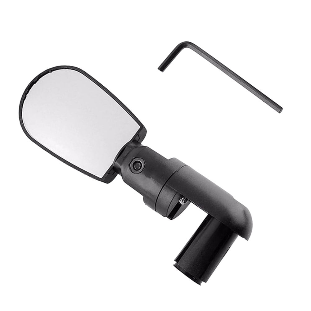 Ortofally 2pcs Universal Handlebar Rearview Mirror 360 Degrees Bike MTB Motorcycle Cycling Handlebar Plug Flexible Rear Mirror (Black) 13.00X8.00X2.50CM Black