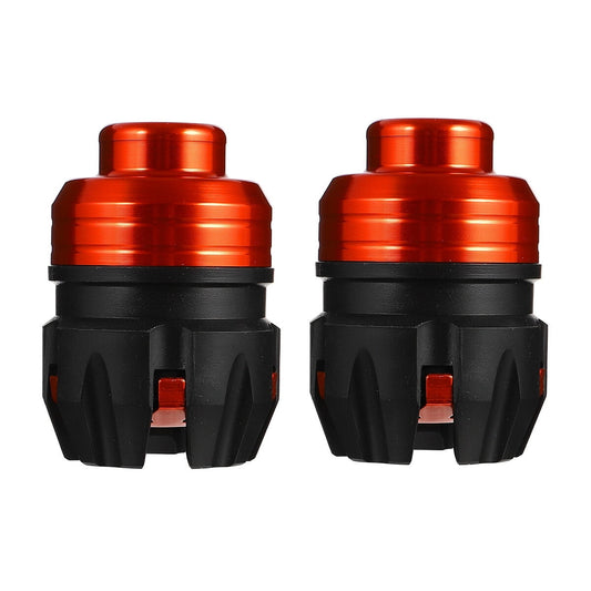 Ortofally 2 Motorcycle Frame Sliders Crash Protector Motorcycle Front Rear Fork Wheel Crash Protector for Motorbike Motorcycle 6.8X5.1cm Orange